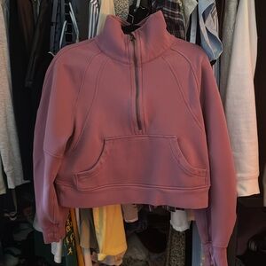 Lululemon oversized half- zip Hoodie